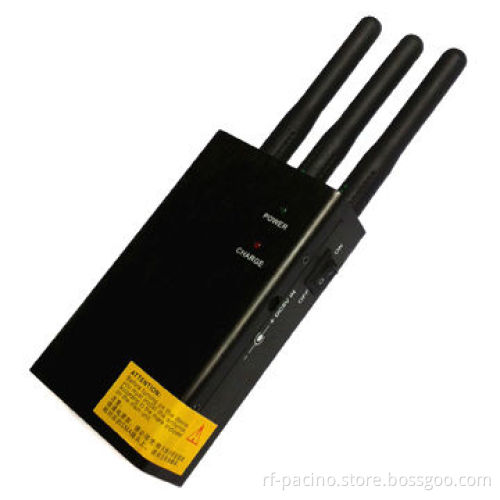 3-band handheld video jammer, output 0.8W each band, total is 2.4W